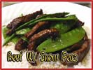 Chinese Food Best Love Beef Snow Peas