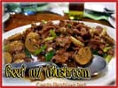Chinese Food Best Love Beef w/ Mushroom