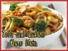 Chinese Food Best Love Tofu and Cashew Chow Mein