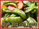Chinese Food Best Love Snow Peas with Carrots