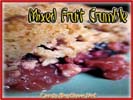 Chinese Food Best Love Mixed Fruit Crumble