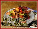 Chinese Food Best Love Red Curry Duck Wonton Napoleons