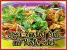 Chinese Food Best Love Crispy Shredded Duck and Noodle Salad
